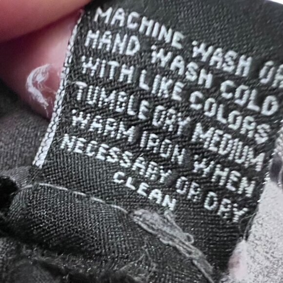 Larry Levine Cropped Dress Pants Women Size 8 Grey Pleated Stretch Rayon Trouser - Picture 9 of 10